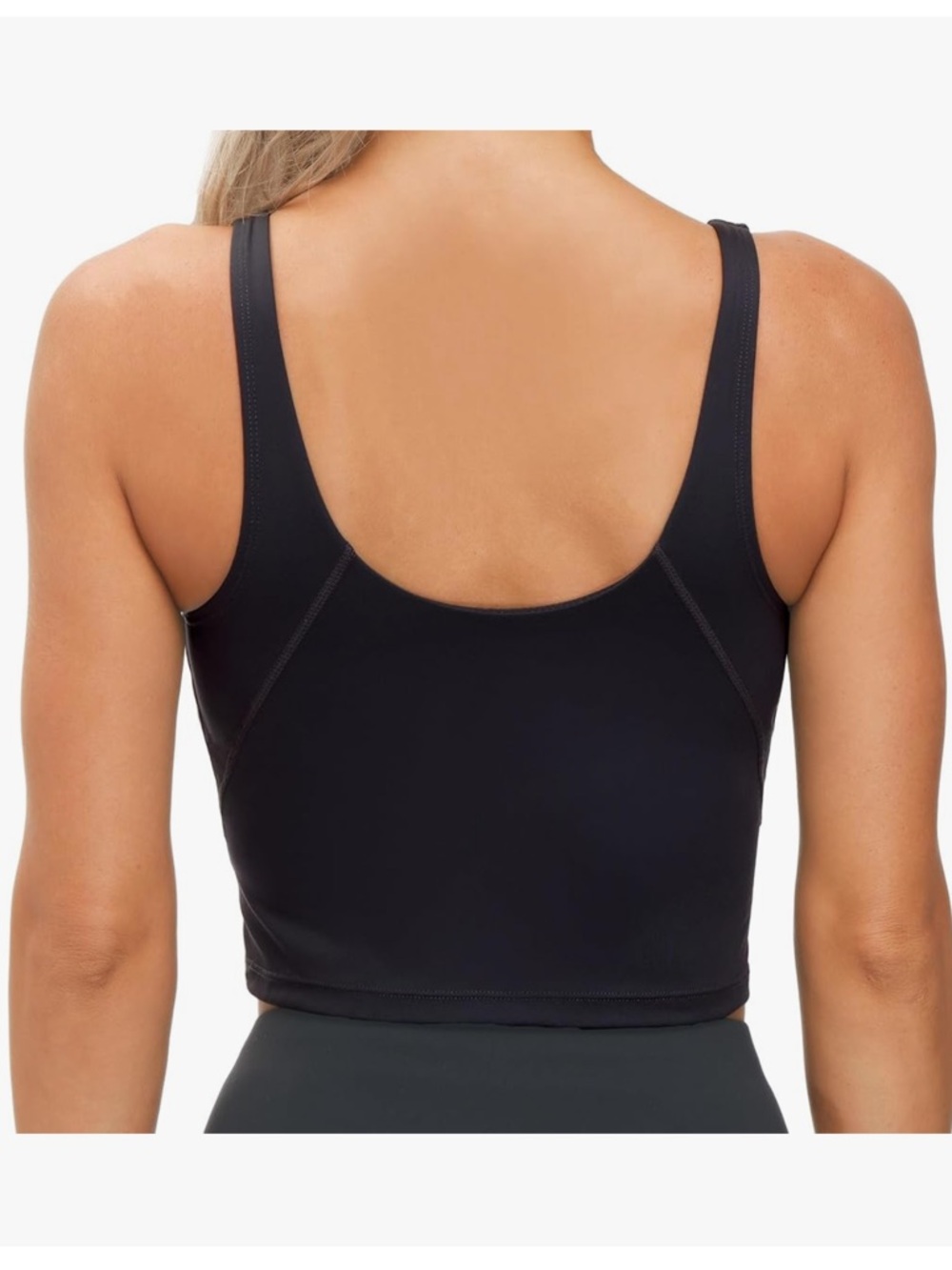 Trendy Super Soft Black Workout Tank Top XS - Picture 2 of 6